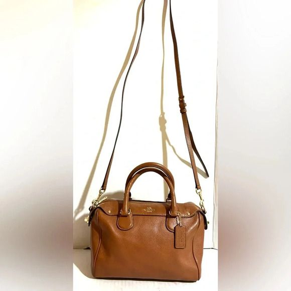 Coach brown crossbody handbag - Picture 7 of 12